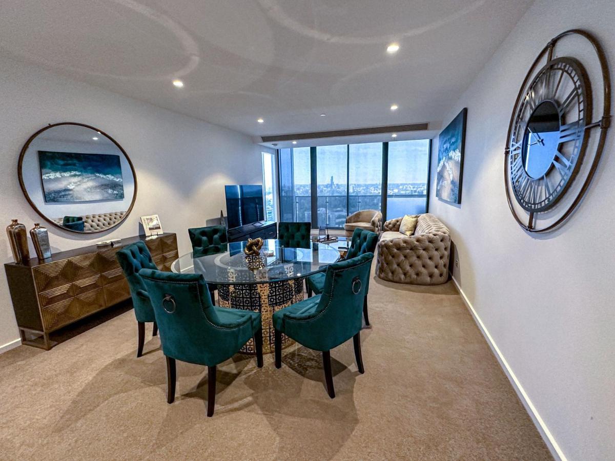 מלבורן Deluxe 3 Bedroom Apartment In Southbank מראה חיצוני תמונה