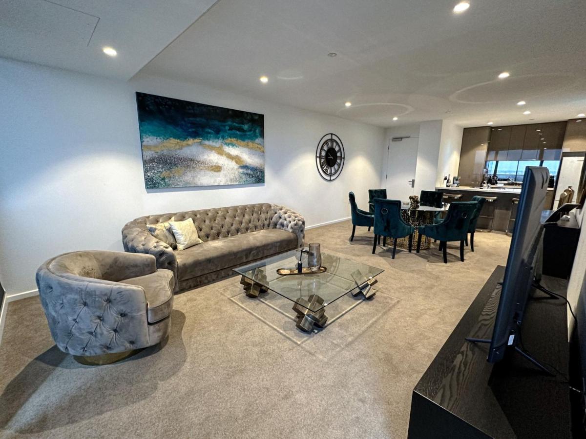 מלבורן Deluxe 3 Bedroom Apartment In Southbank מראה חיצוני תמונה