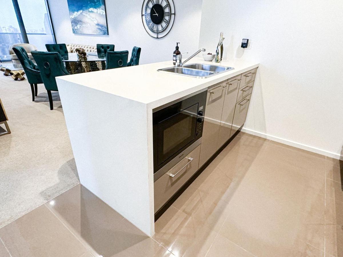 מלבורן Deluxe 3 Bedroom Apartment In Southbank מראה חיצוני תמונה