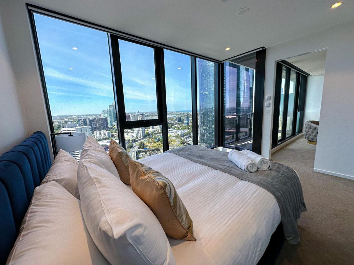 מלבורן Deluxe 3 Bedroom Apartment In Southbank מראה חיצוני תמונה