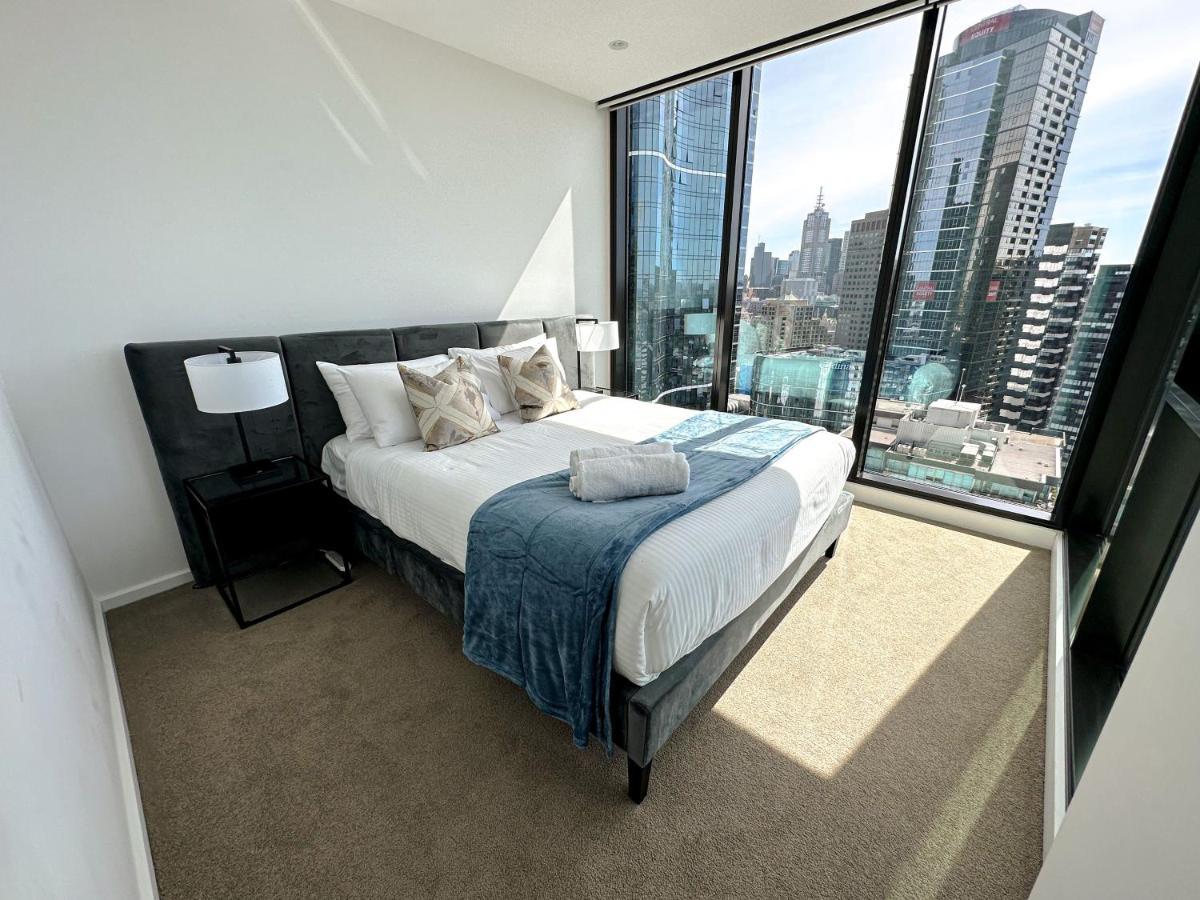 מלבורן Deluxe 3 Bedroom Apartment In Southbank מראה חיצוני תמונה