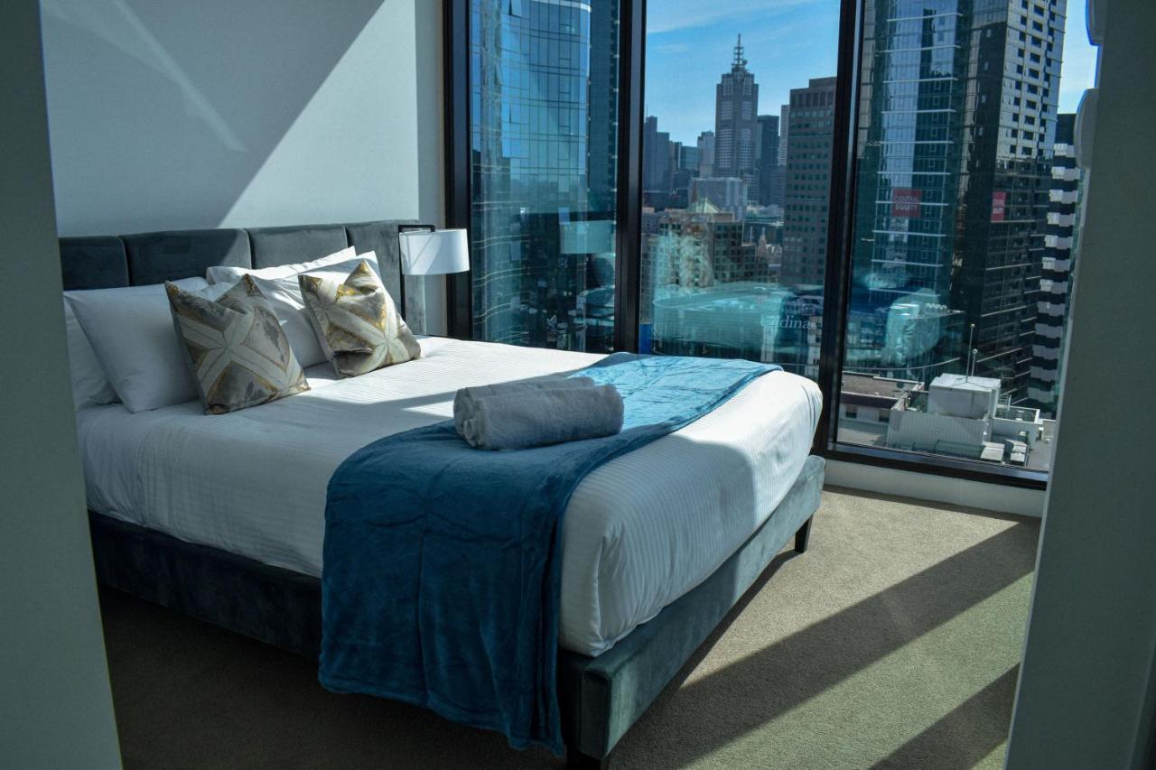 מלבורן Deluxe 3 Bedroom Apartment In Southbank מראה חיצוני תמונה